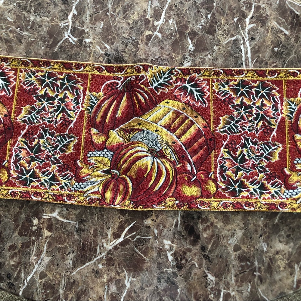 Fall/pumpkin/harvest table runner - Picture 2 of 5